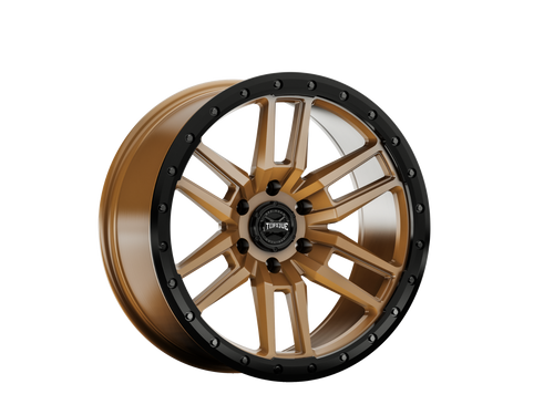 Rough Country TW411C-20903607-12 - Torque Pritchett / Bronze w/Black Lip / 20x9 / 6x135 / -12mm