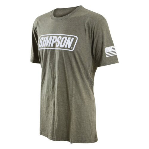 Simpson Safety 45023L - Simpson Racing Military Tee