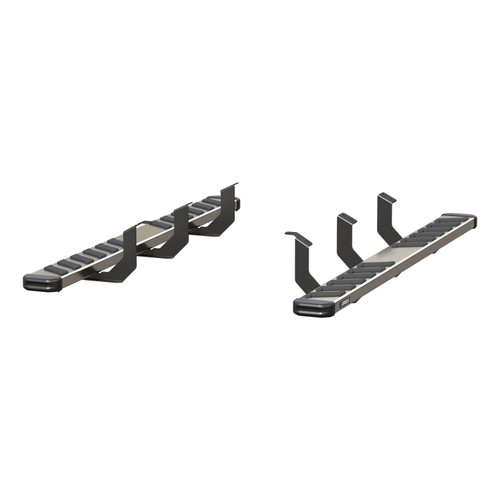 ARIES 2553037 - NovaTrac 6" x 75" Polished Stainless Running Boards, Select Toyota Tundra