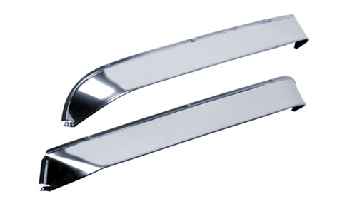 Auto Ventshade (AVS) 52068 - 80-96 Ford Bronco Ventshade Extra Wide 2pc - Silver Auto Ventshade (AVS) 52068 - 80-96 Ford Bronco Ventshade Extra Wide 2pc - Silver