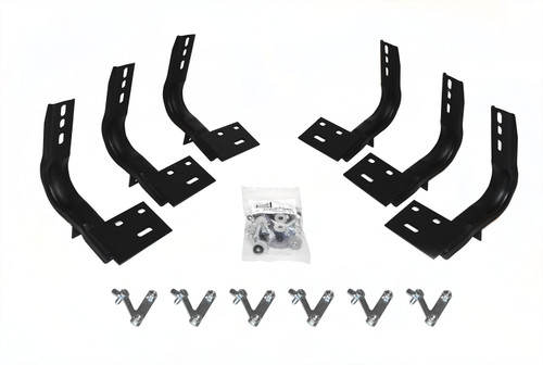 Big Country 394245 - Truck Accessories  - WIDESIDER Side Bars - BRACKET KIT ONLY - Textured Black
