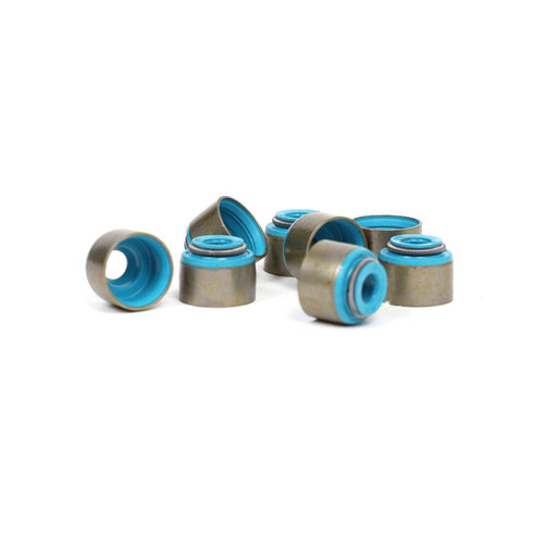 BLOX Racing BXPT-10451 - Racing Honda 5.5mm Valve Stem Seals Blue FKM - Set of 8 (Fits Both Intake & Exhaust)