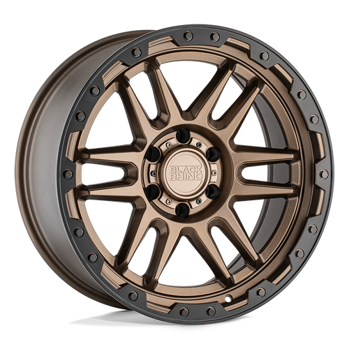 Black Rhino Wheels 1890APC-86140Z12 - Apache 18X9 Matte Bronze W/ Blk Rg & Bolts