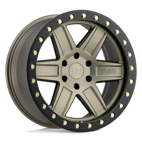 Black Rhino Wheels 2095ATA-86140Z12 - Attica 20X9.5 Matte Bronze W/ Black Ring