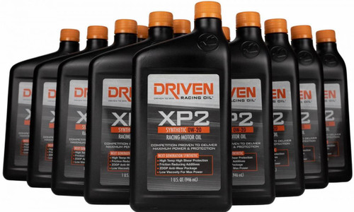 Driven Racing Oil 00206-12 - XP2 0w20 Synthetic Oil Case 12 x 1 Quart