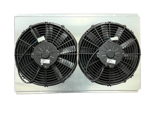 Fluidyne SHR.020 - Fan Shroud w/Dual 12in Fans 23-7/8in x 15.5in Fluidyne SHR.020 - Fan Shroud w/Dual 12in Fans 23-7/8in x 15.5in
