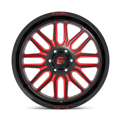 Fuel Wheels D66320908457 - Aluminum Wheels 20X9 Ignite D663 6 On 139.7 Gloss Black Red Tinted Clear 106.1 Bore 19 Offset Fuel Off Road Wheels
