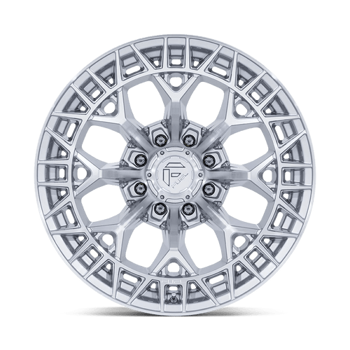 Fuel Wheels FC873SD22128044N - Fc873 Charger 22X12 Gloss Silver W/ Machined Face