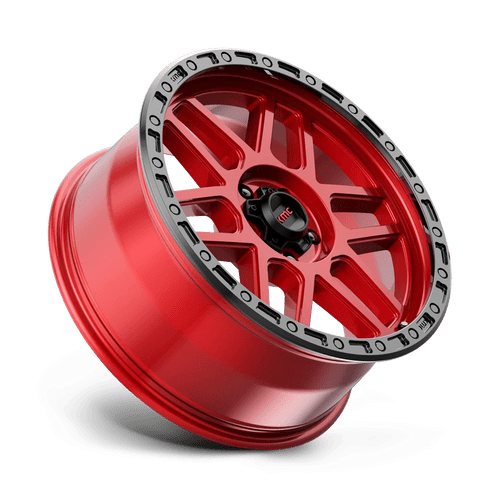 KMC KM54479050918 - Km544 Mesa 17X9 Candy Red W/ Black Lip