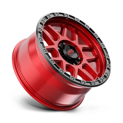 KMC KM54489068918 - Km544 Mesa 18X9 Candy Red W/ Black Lip