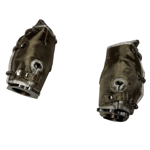 Kooks 218133BK - OEM x 3" C8 Z06 5" Ultra-GREEN Conn. w/Blankets