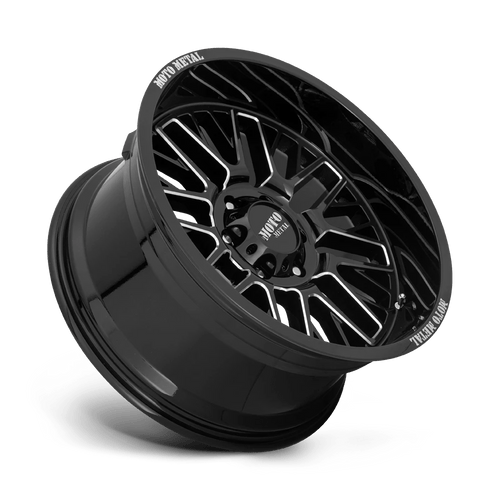 Moto Metal MO80229050318 - Mo802 Warlock 20X9 Gloss Black Milled