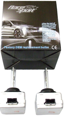 Race Sport D3-5K-SB-RB - D3 5K Premium OEM Factory HID Replacement Bulbs (Pair) Race Sport D3-5K-SB-RB - D3 5K Premium OEM Factory HID Replacement Bulbs (Pair)