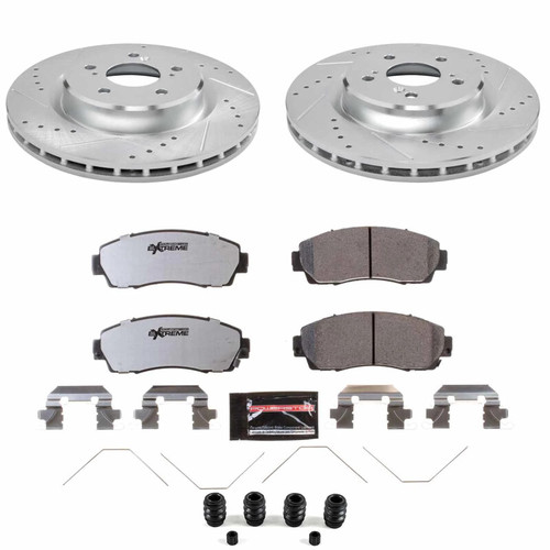 PowerStop K8930-26 - Power Stop 21-25 Acura TLX Front Z26 Street Brake Kit