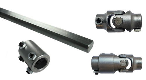 Ridetech 11009536 - 78-81 GM F-Body Front Steering Column U-Joint Kit - 1in DD to 3/4in-36 Spline