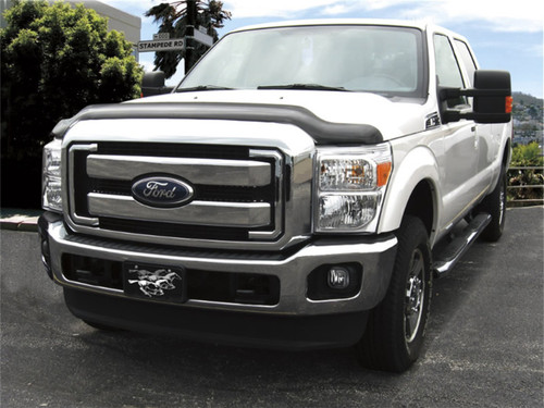 Stampede 2150-2 - Vigilante Premium Hood Protector, Smoke, for 2011-2016 Ford F-250/F-350/F-450/F-550