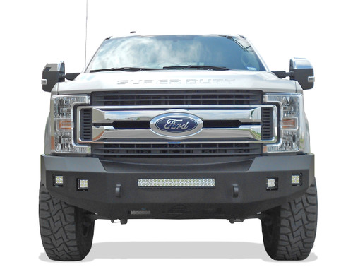 Steelcraft 71-11380 - 17-22 Ford Super Duty Textured Black Fortis Front Bumper