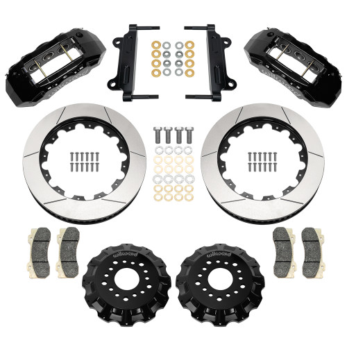 Wilwood 140-18123 - 63-70 Chevy C10 TX6R Front Kit 16in Rotors - Black