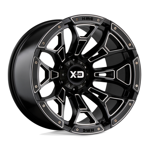 XD Wheels XD84121080318N - Xd841 Boneyard 20X10 Gloss Black Milled