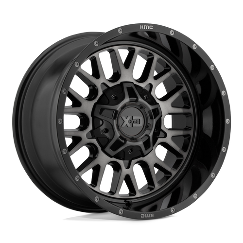 XD Wheels XD84221080318N - Xd842 Snare 20X10 Gloss Black W/ Gray Tint