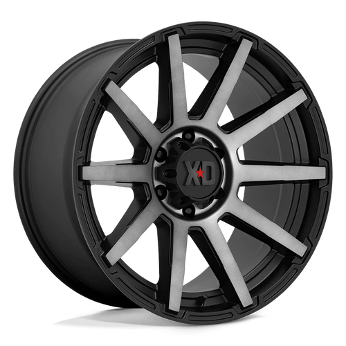XD Wheels XD84721087418N - Xd847 Outbreak 20X10 Satin Black W/ Gray Tint