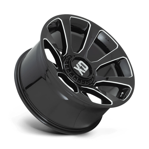 XD Wheels XD85429067318 - Xd854 Reactor 20X9 Gloss Black Milled