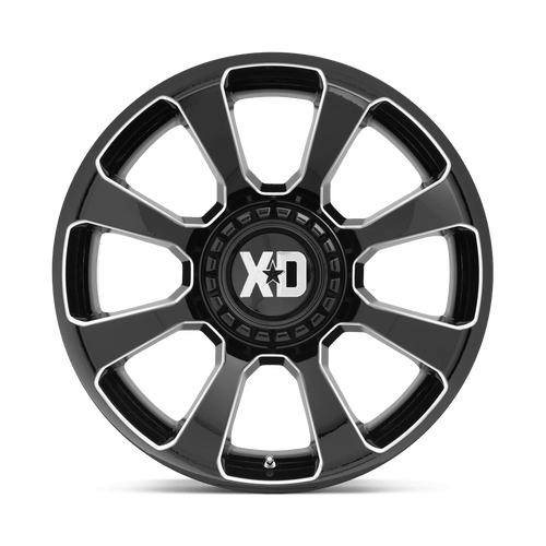 XD Wheels XD85429067318 - Xd854 Reactor 20X9 Gloss Black Milled