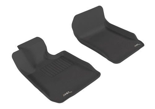 3D MAXpider L1BM00611509 - 2006-2011 BMW 3 Series E90/E92 Kagu 1st Row Floormat - Black