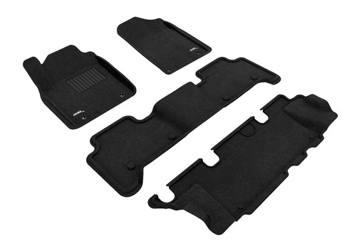 3D MAXpider L1IN01604709 - 14-24 Infiniti Qx80 7-Seat / Qx56 11-13 Elegant Black R1 R2 R3