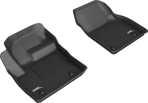3D MAXpider L1JG01311509 - 18-20 Jaguar E-Pace Kagu 1st Row Floormats - Black