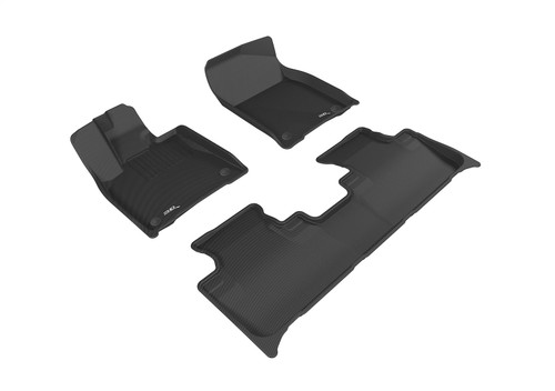 3D MAXpider L1LX05501509 - 2016-2020 Lexus RX/RX Hybrid Kagu 1st & 2nd Row Floormats - Black