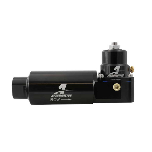 Aeromotive 13146 - Regulator Filter Combo EFI 40PSI-75PSI for A1000 or Smaller