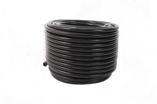 Aeromotive 15335 - PTFE SS Braided Fuel Hose - Black Jacketed - AN-06 x 16ft