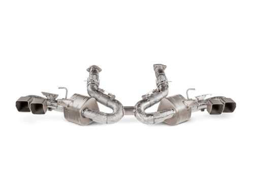 Akrapovic S-CO/TI/3 - 2020+ Chevrolet Corvette C8 Slip-On Line (Titanium)