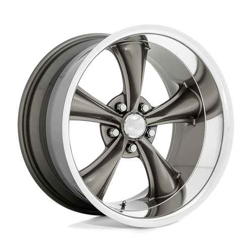 American Racing Wheels VN338189512904NUS - Vn338 Boss Tt 18X9.5 Graphite With Diamond Cut Lip