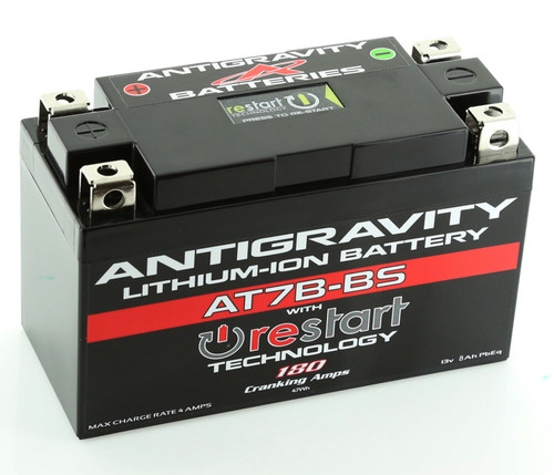 Antigravity Batteries AG-AT7B-BS-RS - Antigravity YT7B-BS Lithium Battery w/Re-Start