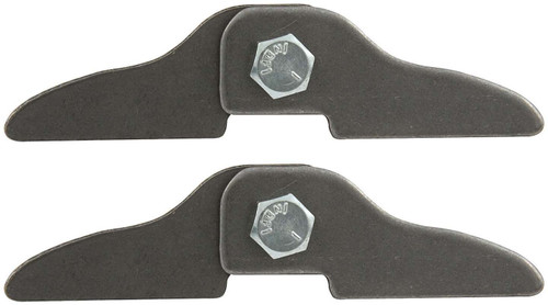 AllStar Performance ALL60040-25 - Header Tab Kit - 4 Tabs / 2 Bolt / 2 Lock Nuts - Steel - Natural - Set of 25