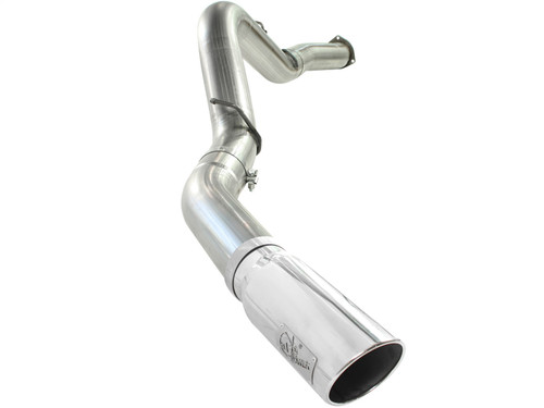 aFe Power 49-44040-P - MACHForce XP Exhaust 5in DPF-Polished, GM Diesel Trucks 07.5-10 V8-6.6L 9(td) LMM