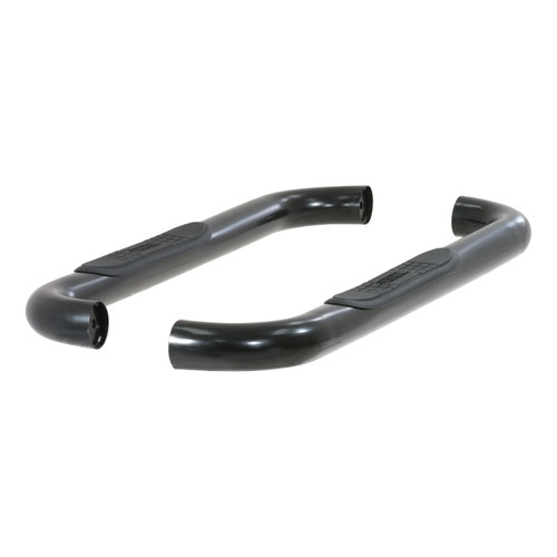 ARIES 213014 - 3" Round Black Stainless Side Bars, Select Ford F-250, F-350 Super Duty