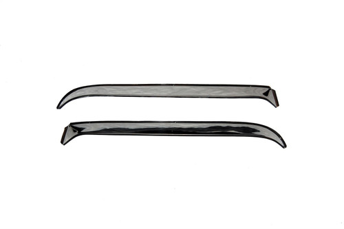 Auto Ventshade (AVS) 12062 - 75-91 Ford E-100 Econoline Ventshade Window Deflectors 2pc - Stainless