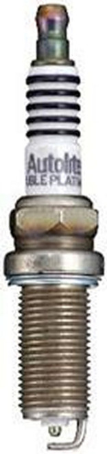 Autolite APP5325 - Spark Plug - Double Platinum - 14 mm Thread - 1 in Reach - Gasket Seat - Resistor - Each