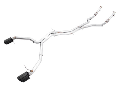 AWE 3020-33058 - Audi B9 RS5 Track Edition Exhaust w/ Diamond Black RS Tips