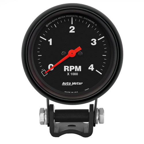 AutoMeter 2890 - Z-Series 2-5/8in 4K RPM Pedestal Tachometer Gauge
