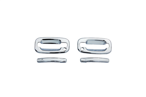 Auto Ventshade (AVS) 685111 - 07-13 Chevy Silverado 1500 Door Handle Covers (2 Door) 4pc Set - Chrome
