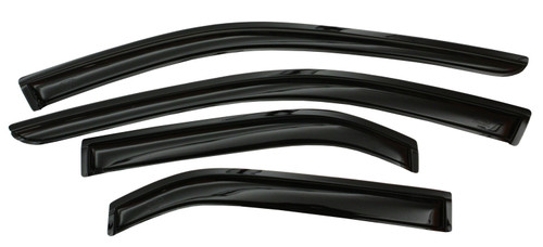 Auto Ventshade (AVS) 94806 - 2019 RAM 1500 Crew Cab Ventvisor Outside Mount Front & Rear Window Deflectors 4pc - Smoke