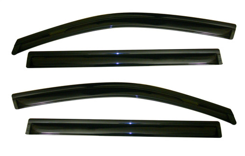 Auto Ventshade (AVS) 94630 - 11-18 Nissan Quest Ventvisor Outside Mount Window Deflectors 4pc - Smoke