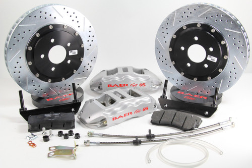 Baer Brakes 4261083S - Brake System 14 Inch Front Extreme+ Silver 99-02 Expedition 4WD