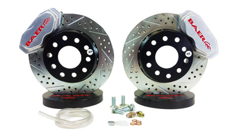 Baer Brakes 4261377C - Brake System 11 Inch Front SS4+ Deep Stage Drag Race Clear 05-14 Mustang