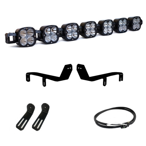 Baja Designs 447744UP - 7 XL Linkable LED Light Kit For 17-19 Ford Super Duty w/Upfitter