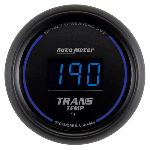 AutoMeter 6949 - 52.4mm Black Digital Trans Temperature Gauge